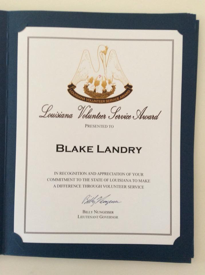 awards and recognition volunteer louisiana